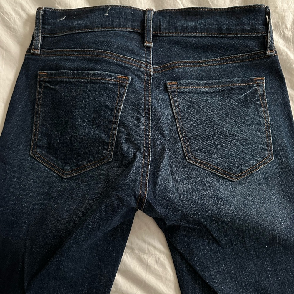 Loft Modern Straight Built In Cuff Jeans - Picture 6 of 6